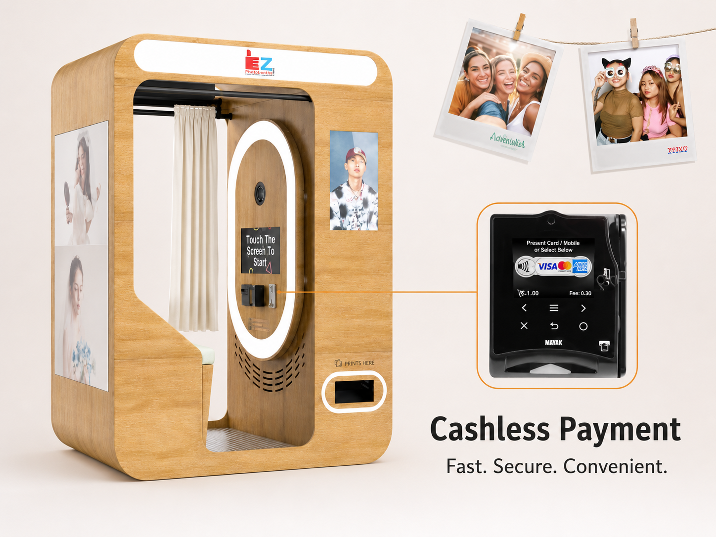 PB-04 Standalone Payment Photo Booth