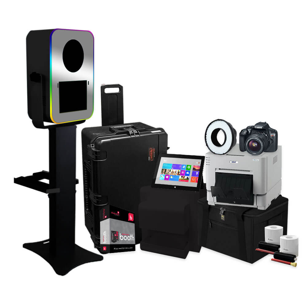 LUX-13 LED Mirror Photo Booth Business Premium Package