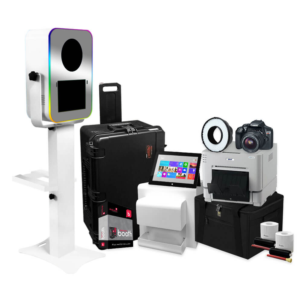 LUX-13 LED Mirror Photo Booth Business Premium Package