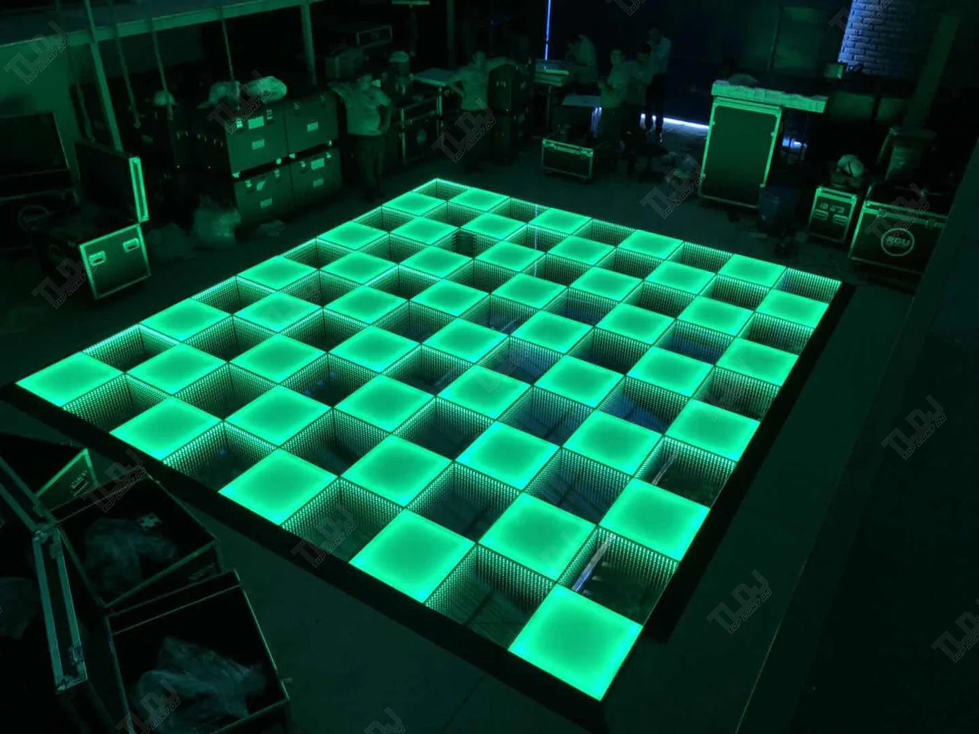 🔥 20x20 LED Infinity & Solid Top Dance Floor – Wireless, Durable, and Event-Ready
