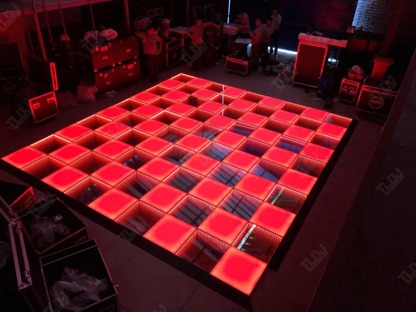 🔥 20x20 LED Infinity & Solid Top Dance Floor – Wireless, Durable, and Event-Ready