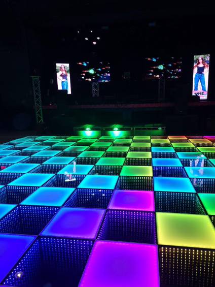 🔥 20x20 LED Infinity & Solid Top Dance Floor – Wireless, Durable, and Event-Ready