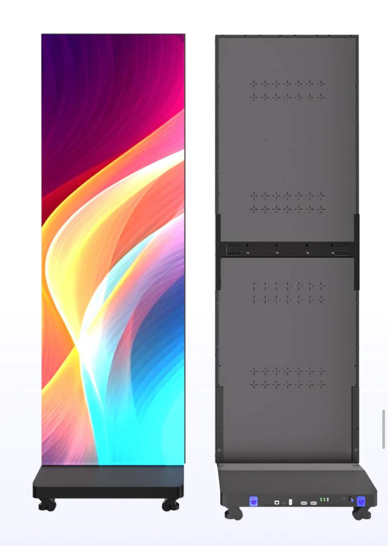 🔥 LED Poster Display – 2.5mm Pixel Pitch | 80.7" x 25.4" | Built-In Speakers + Road Case