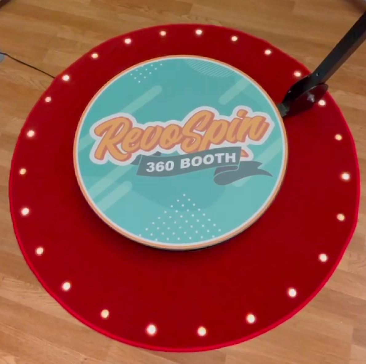 47” Round Red Led Carpet "PRE-ORDER"