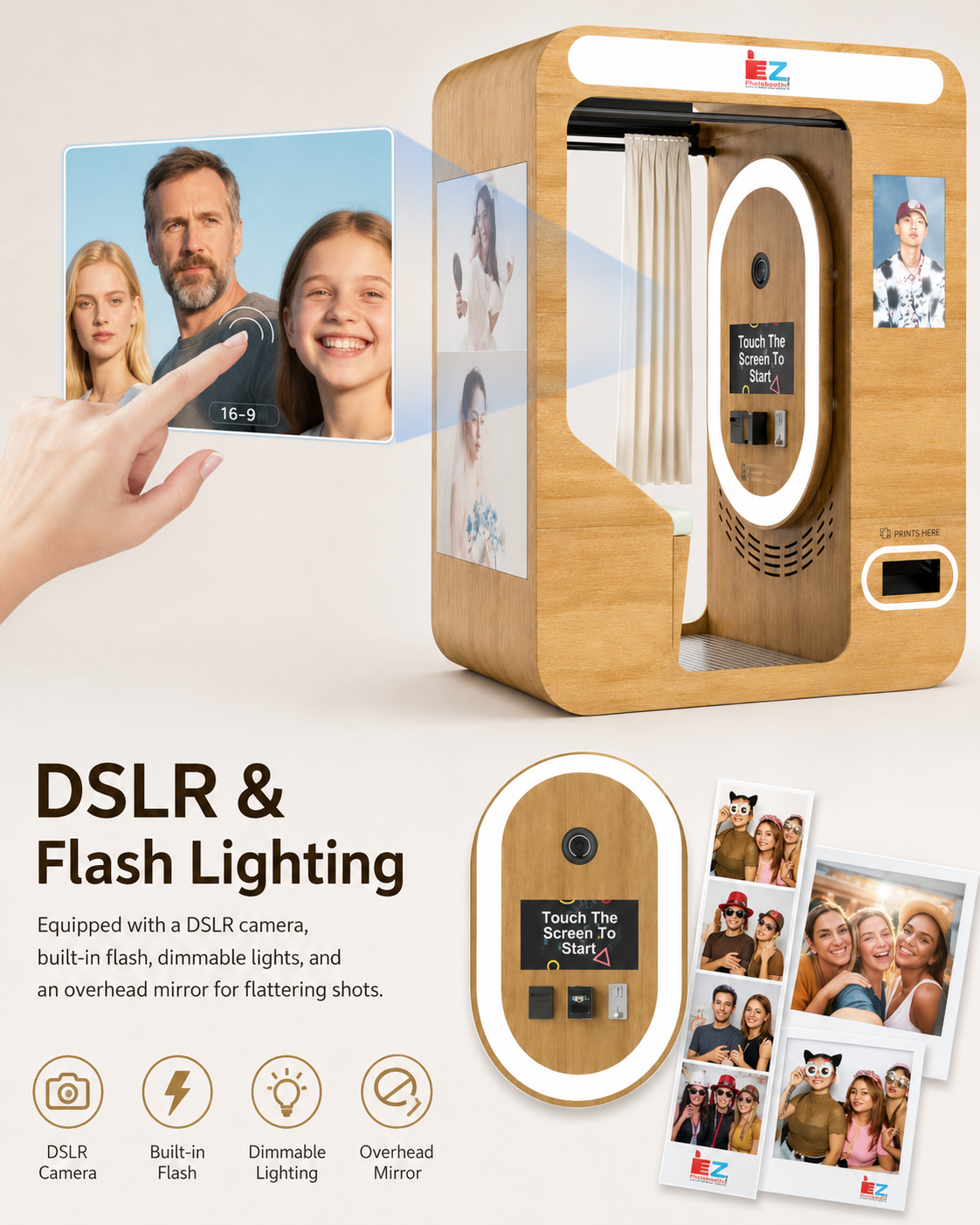 PB-04 Standalone Payment Photo Booth