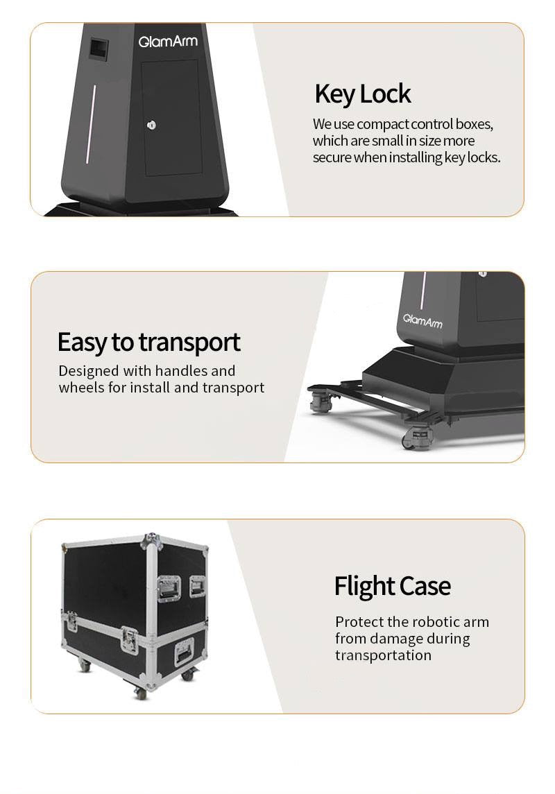 GlamArm Robotic Photobooth – Shop Black Oscars Robot Arm