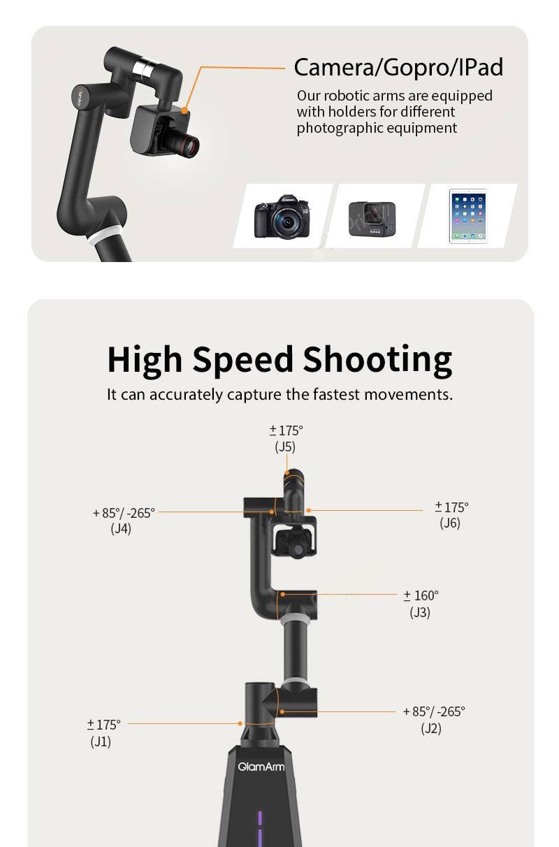 GlamArm Robotic Photobooth – Shop Black Oscars Robot Arm