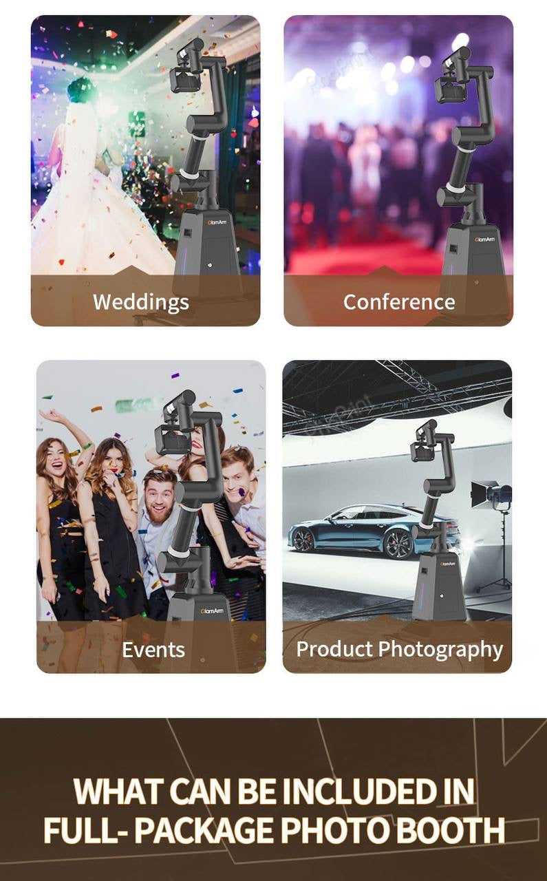 GlamArm Robotic Photobooth – Shop Black Oscars Robot Arm