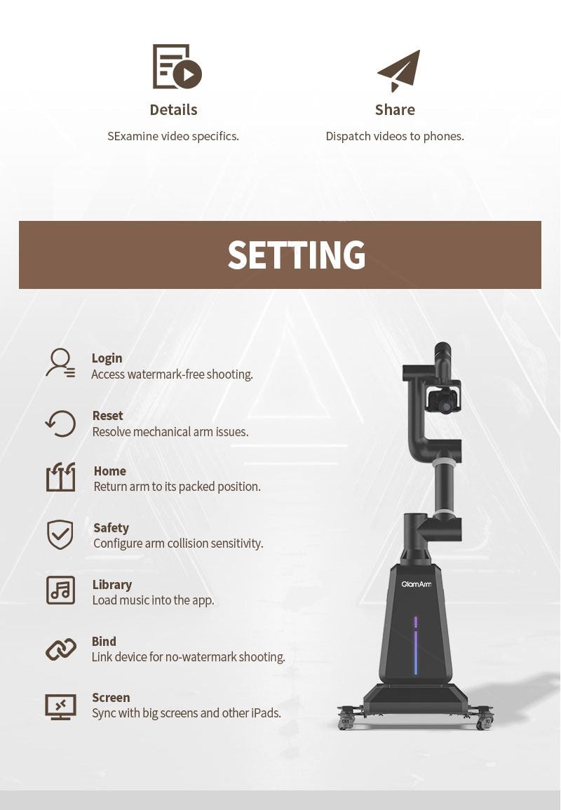 GlamArm Robotic Photobooth – Shop Black Oscars Robot Arm