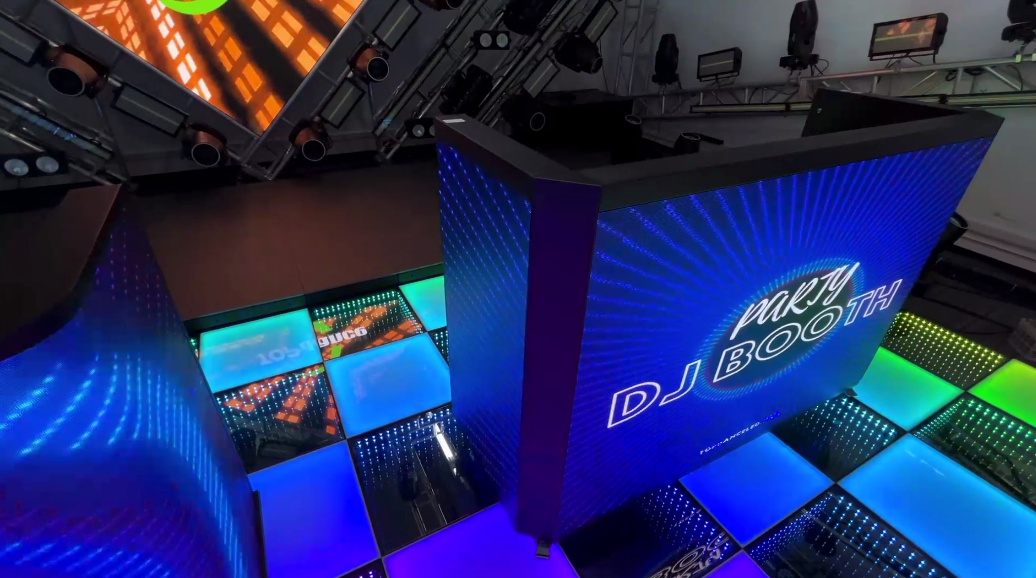 The Ultimate LED Screen DJ Booth Facade (Trim Corner)