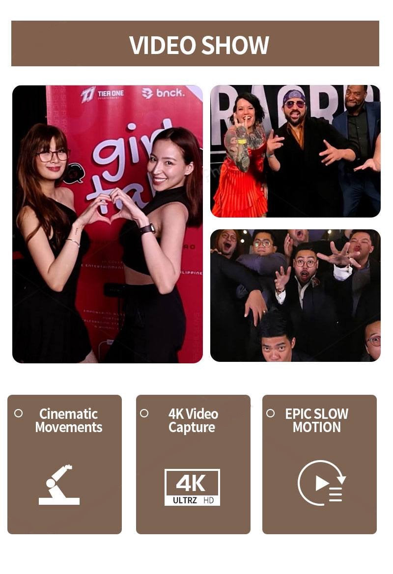 GlamArm Robotic Photobooth – Shop Black Oscars Robot Arm