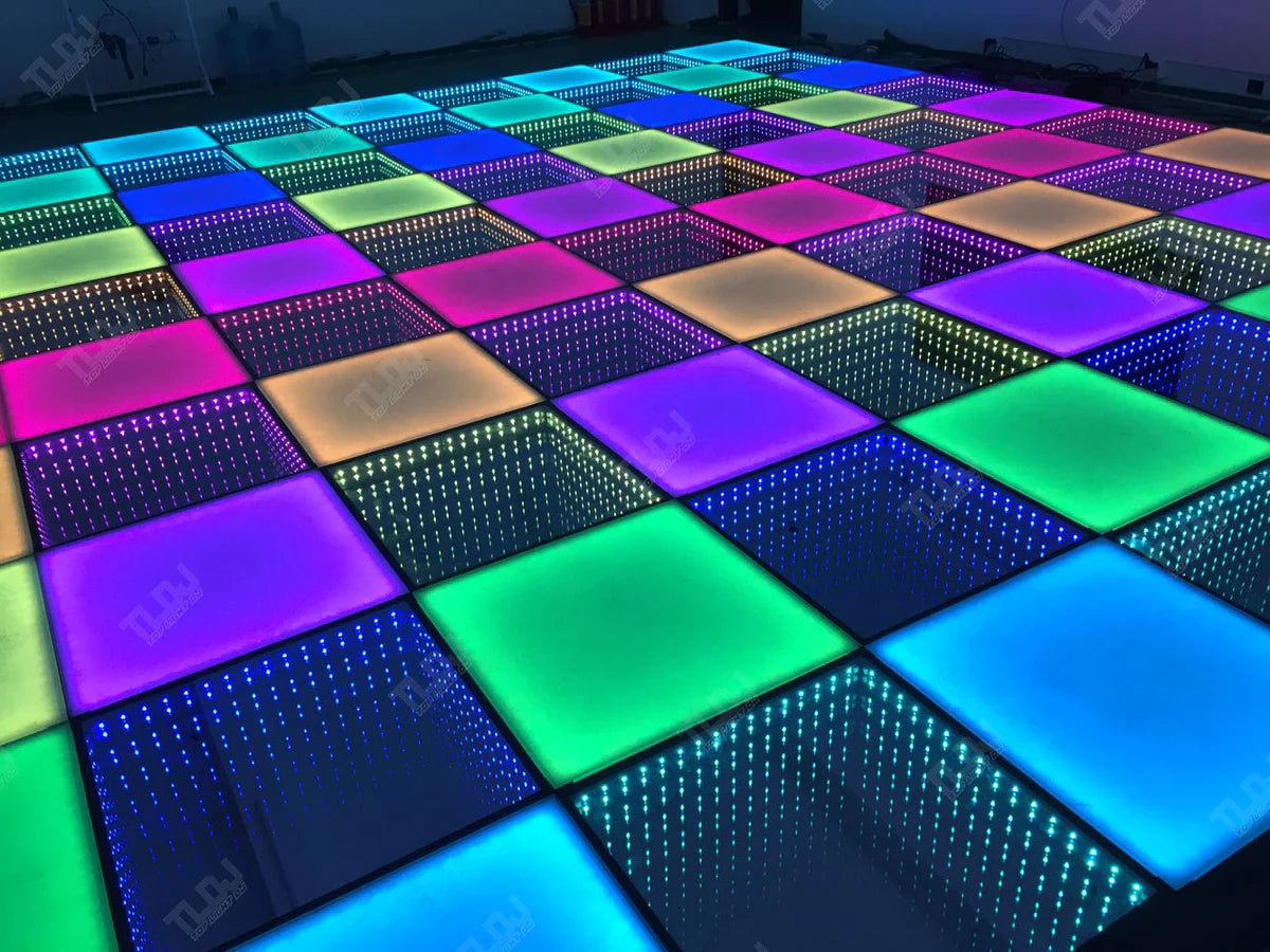 🔥 20x20 LED Infinity & Solid Top Dance Floor – Wireless, Durable, and Event-Ready