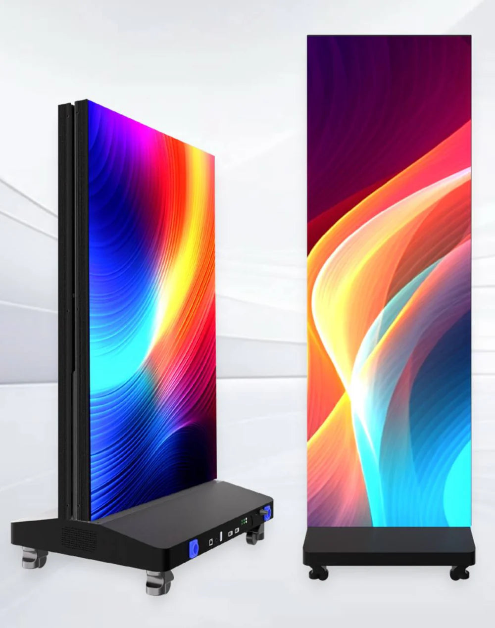 🔥 LED Poster Display – 2.5mm Pixel Pitch | 80.7" x 25.4" | Built-In Speakers + Road Case