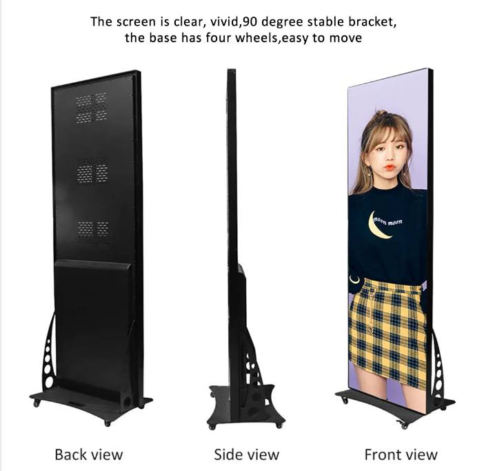 P2.5 LED Poster Display – Slim, Portable & High-Resolution