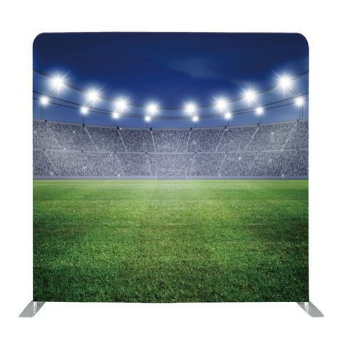 Football Field Tension Fabric Wedding, Birthday and Corporate Event Backdrop
