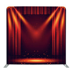 Red Curtain Spotlight Tension Fabric Wedding, Birthday and Corporate Event Backdrop