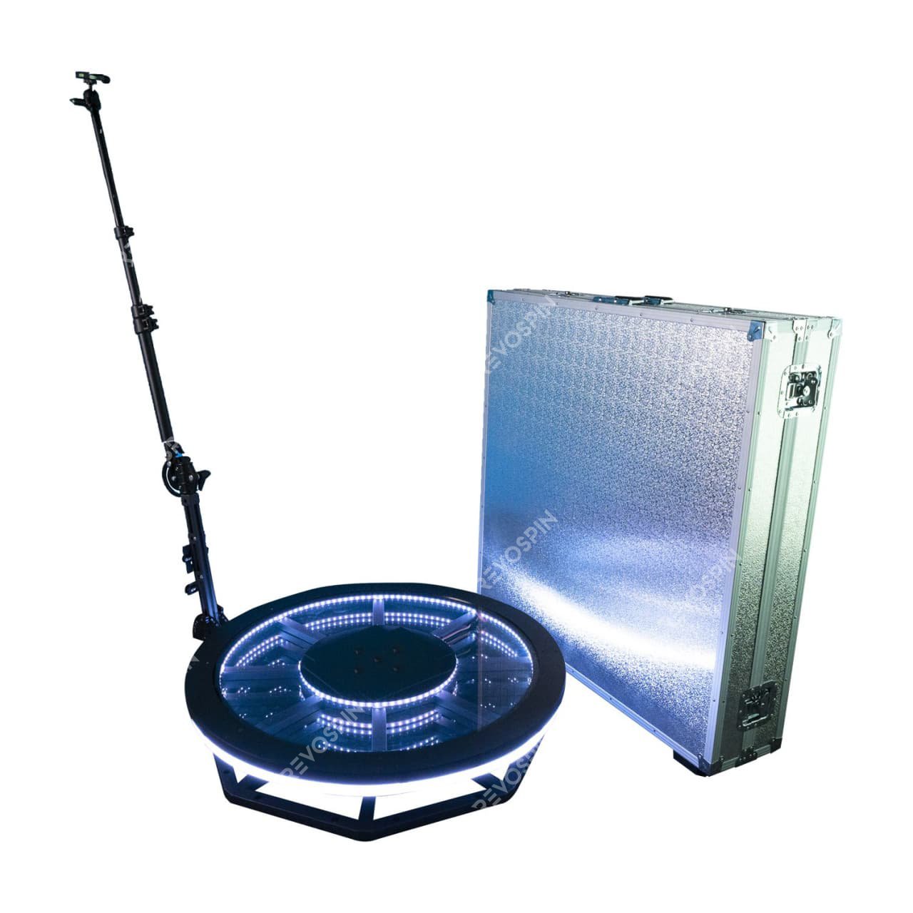 RevoSpin Infinite LED RAL-6 Round 360 Photo Booth Deluxe Package (AUTOMATIC SPIN)