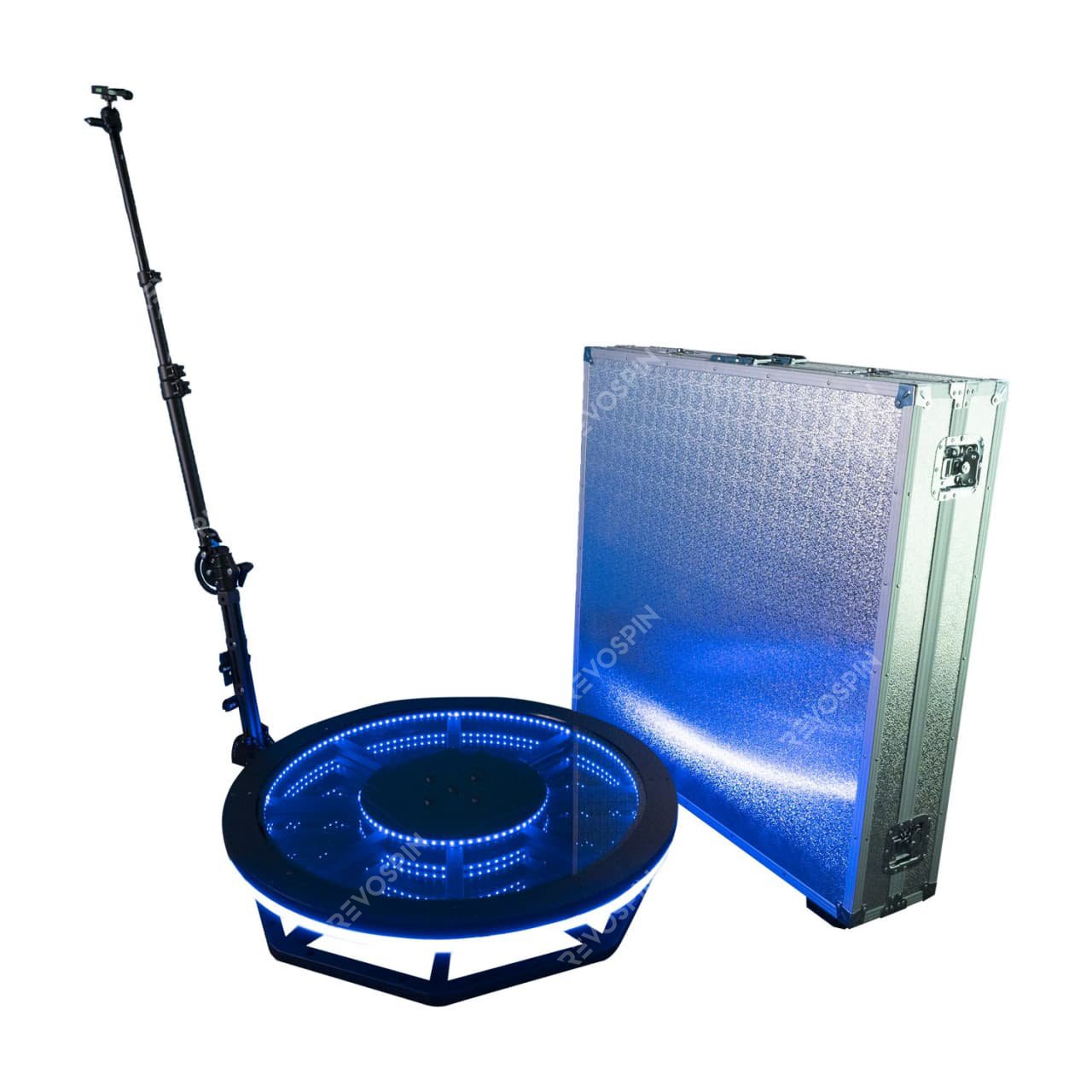 RevoSpin Infinite LED RAL-6 Round 360 Photo Booth Deluxe Package (AUTOMATIC SPIN)