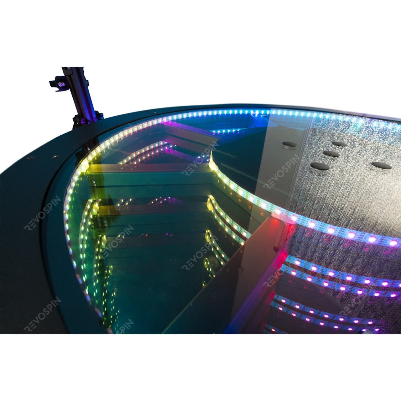 RevoSpin Infinite LED RAL-6 Round 360 Photo Booth Deluxe Package (AUTOMATIC SPIN)