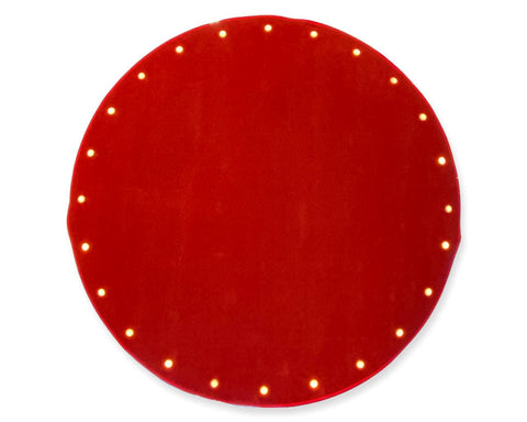 47” Round Red Led Carpet "PRE-ORDER"